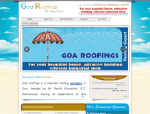 Tablet Screenshot of goaroofings.com